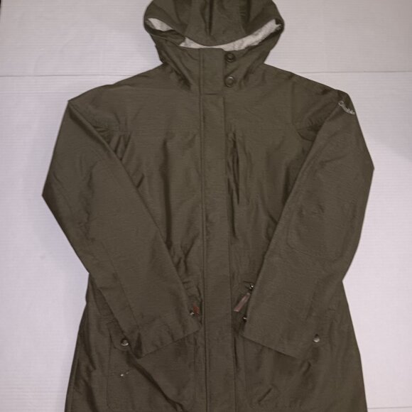 COLUMBIA FLEECE LINING FAUX FUR HOODIE SNOW JACKET - Picture 8 of 10